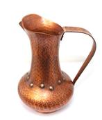 Prachtige Arts & Crafts Stijl Koperen Kan, Verzenden, Koper