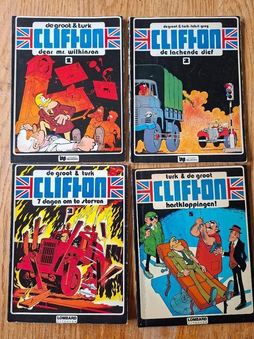 Clifton 4x Turk & de Groot ook los te koop. Deel 1, 2, 3 & 5, Boeken, Stripboeken, Gelezen, Eén stripboek, Ophalen of Verzenden