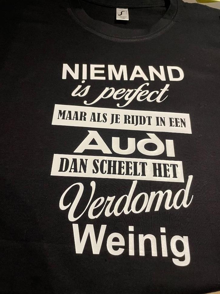 Audi t-shirt, trui of hoodie, Kleding | Heren, T-shirts, Nieuw, Maat 52/54 (L), Zwart, Ophalen of Verzenden