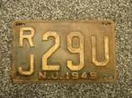 Kentekenplaat licenseplate New Jersey 1949 USA, Ophalen of Verzenden, Gebruikt, Auto's