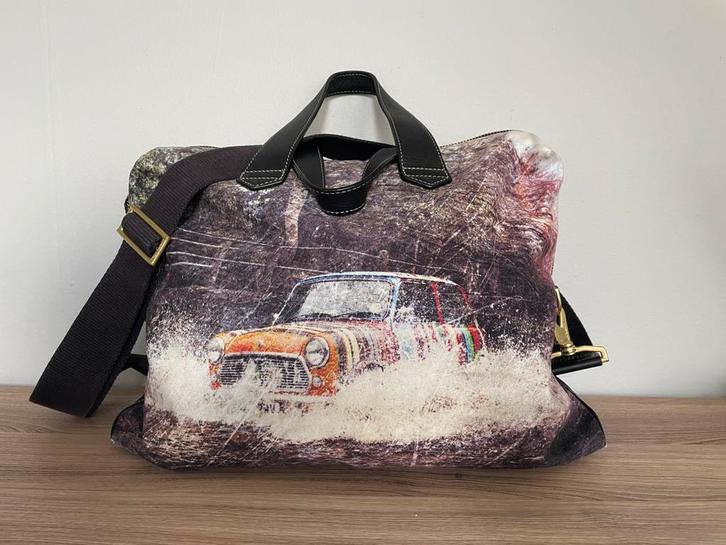 Paul Smith ‘Mini splash’ schoudertas, Sieraden, Tassen en Uiterlijk, Tassen | Schoudertassen, Gebruikt, Leer, Ophalen of Verzenden