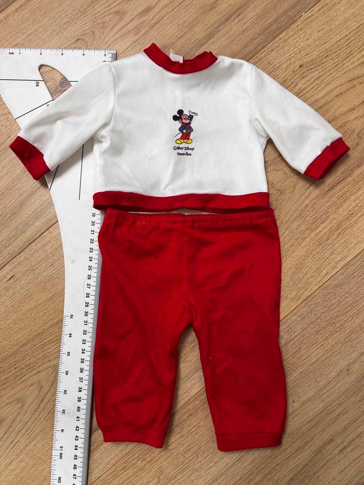 Vintage mickey mouse poppenkleding Disney, Verzamelen, Disney, Gebruikt, Kleding of Textiel, Mickey Mouse, Ophalen of Verzenden