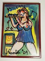Origineel Jacob Kanbier  Gesigneerd  Acryl op paneel  Afmeti, Ophalen