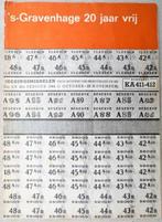 s Gravenhage Den Haag 20 jaar vrij . 2e wereldoorlog 1965 ., Ophalen of Verzenden, 20e eeuw of later, Gelezen