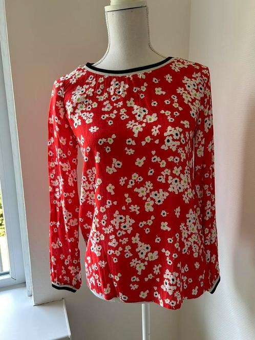 Topje Emily van den Bergh blouse truitje, Kleding | Dames, Tops, Zo goed als nieuw, Maat 36 (S), Rood, Lange mouw, Ophalen of Verzenden