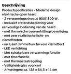 Elektrische Sfeerhaard Inbouw El Fuego, Huis en Inrichting, Haarden, Ophalen of Verzenden, Zo goed als nieuw, Inbouwhaard, Elektrische haard