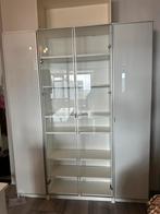 Billy boekenkast met extra planken en deuren., Ophalen, 200 cm of meer, 150 tot 200 cm, Glas