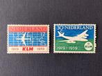Nederland 1959 40 jaar KLM ongestempeld NVPH 729/730, Postzegels en Munten, Na 1940, Verzenden