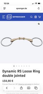 SPRENGER DYNAMIC RS WATERTRENS 14MM SENSOGAN, 13,5 CM, Ophalen of Verzenden, Zo goed als nieuw, Dressuur
