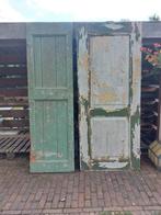 2 oude brocante houten deuren, Ophalen, Gebruikt