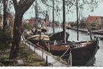 lemmer 2 x boten gezicht op dok/haven, Ophalen of Verzenden, Friesland