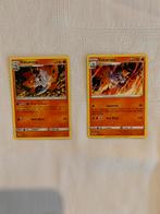 2x Volcarona Pokémon Kaarten, Ophalen of Verzenden, Zo goed als nieuw, Meerdere kaarten