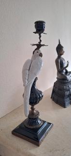 2 hele mooie  porseleinen  groote papegaaien   geheel in top, Ophalen, Zo goed als nieuw, Minder dan 50 cm