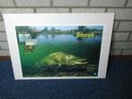 Mooie wissel fotolijst met de poster van de snoek., Ophalen, Gebruikt, Overige typen