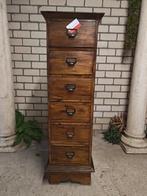 Ladekast Oud Teak, Ophalen, Minder dan 50 cm, Gebruikt, 5 laden of meer