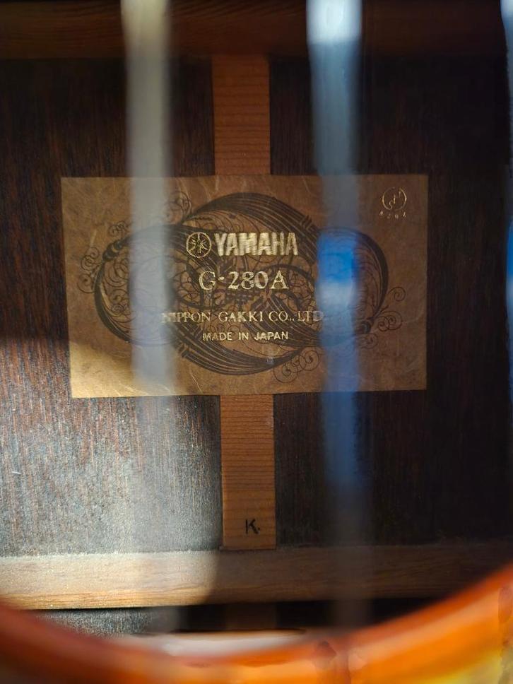 Yamaha G-280 Nippon Gakki,, Muziek en Instrumenten, Snaarinstrumenten | Gitaren | Akoestisch, Gebruikt, Klassieke of Spaanse gitaar