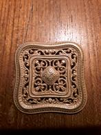 Goudkleurige Marokkaanse broche, Overige materialen, 4 tot 7 cm, Ophalen of Verzenden, Zo goed als nieuw