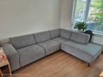 Hoekbank brent lichtgrijs te koop!, Ophalen, Gebruikt