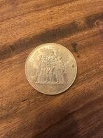 Zilveren 50 Francs Hercules Dupré 1979, Ophalen of Verzenden, Frankrijk, Losse munt, Zilver