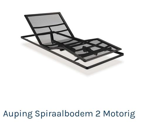 2-motorige elektrisch Spiraalbodem Auping, Huis en Inrichting, Slaapkamer | Matrassen en Bedbodems, Zo goed als nieuw, 90 cm, 200 cm