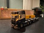 WSI: Scania R Jan van der Meer Combi Trailer, Overige merken, 1:32 tot 1:50, Ophalen of Verzenden, Zo goed als nieuw