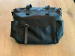 Ralph Boyer zwart leren luiertas, Kinderen en Baby's, Luiertassen, Ophalen of Verzenden, Zo goed als nieuw