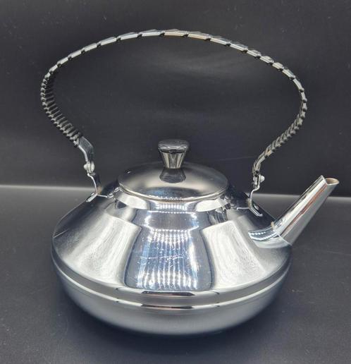 Jaren 50 Vintage Bredemeijer theepot dubbelwandig, Antiek en Kunst, Antiek | Servies los, Ophalen of Verzenden