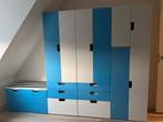 IKEA Stuva kinderkast - blauw/wit, Ophalen, Kunststof, Gebruikt, 100 tot 150 cm