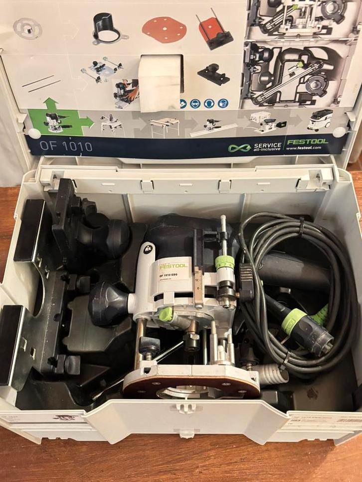 Te koop festool OF 1010 EBQ plus, Doe-het-zelf en Verbouw, Gereedschap | Freesmachines, Zo goed als nieuw, Elektrisch, Bovenfrees