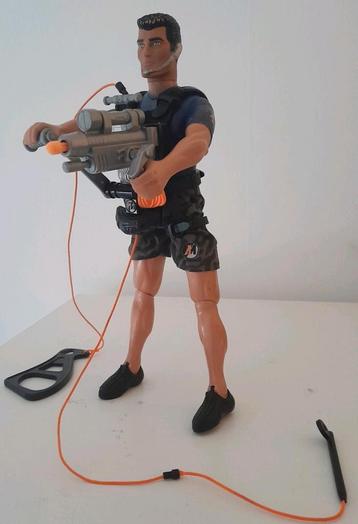 Action Man Vertical Mission met werkend wapen  beschikbaar voor biedingen