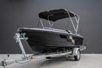 Prachtige en praktische sloep incl trailer en toebehoren., Watersport en Boten, Sloepen, Benzine, Buitenboordmotor, Polyester