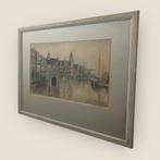 Marius Janssen - Delfshaven Rotterdam - Ets/Gravure, Ophalen of Verzenden