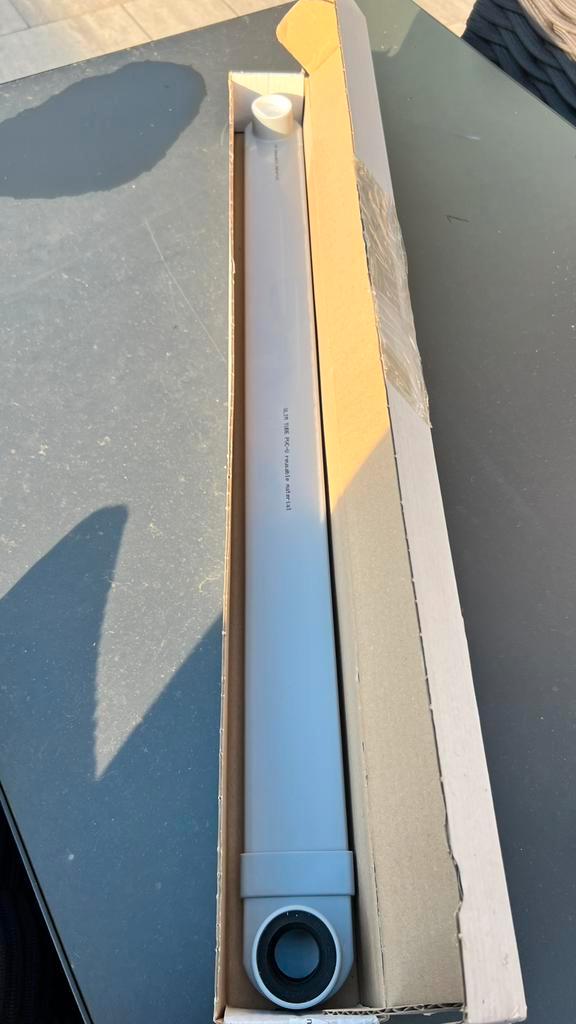 Slim Tube, Doe-het-zelf en Verbouw, Buizen en Afvoer, Nieuw, Afvoer, Pvc, Minder dan 2 meter, Minder dan 20 mm, Ophalen of Verzenden