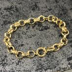 14 karaat gouden jasseron schakel armband, Ophalen of Verzenden, Nieuw, Goud