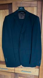 Italiaans kostuum | 46 S | 100% wol | zwart pak, Kleding | Heren, Kostuums en Colberts, Ophalen of Verzenden, Gedragen, Maat 46 (S) of kleiner