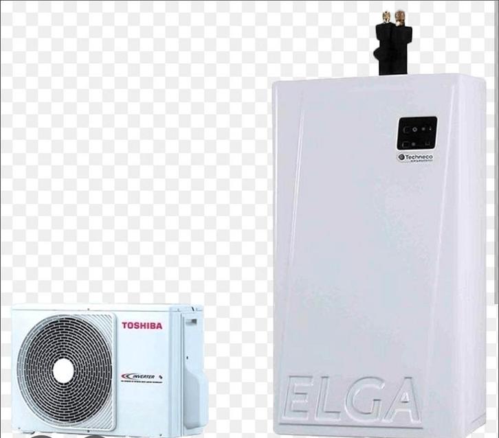 Techneco Elga Hybride Warmtepomp - Werkend!, Witgoed en Apparatuur, Overige Witgoed en Apparatuur, Gebruikt, Ophalen