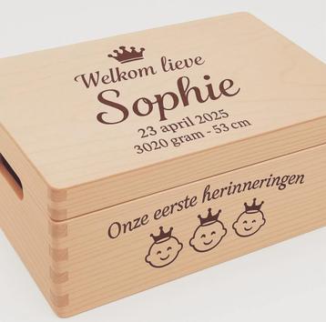 Gepersonaliseerd kraamcadeau beschikbaar voor biedingen