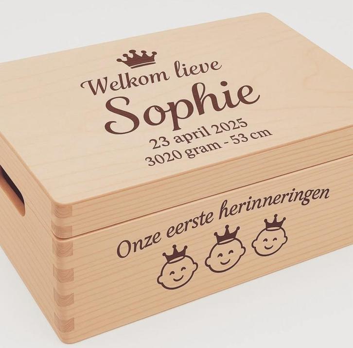 Gepersonaliseerd kraamcadeau, Kinderen en Baby's, Kraamcadeaus en Geboorteborden, Nieuw, Kraamcadeau, Ophalen of Verzenden