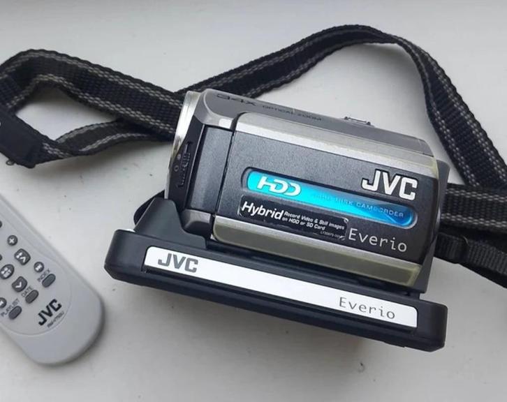 JVC Digitale Filmcamera Everio, Audio, Tv en Foto, Videocamera's Digitaal, Zo goed als nieuw, Camera, Harde schijf, JVC, 20x of meer