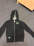 Zwarte hoodie met rits - Jongen maat 122, Ophalen of Verzenden, Gebruikt, Jongen
