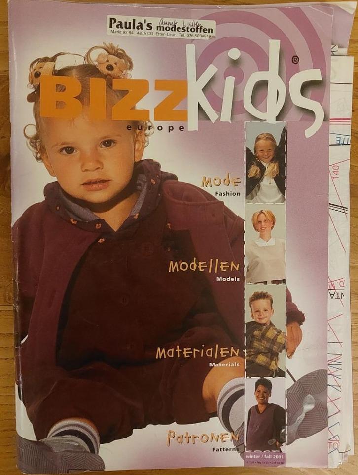 Bizzkids kinderkleding patroonboeken, Hobby en Vrije tijd, Kledingpatronen, Gebruikt, Overige typen, Kind, Overige merken, Ophalen of Verzenden