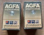 6 NOS AGFA Stereochrom 60 + 6 Chromdioxid II cassettebandjes, Cd's en Dvd's, Cassettebandjes, 2 t/m 25 bandjes, Ophalen of Verzenden