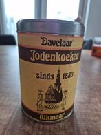 Davelaar Jodenkoeken Blik - Alkmaar, Verzamelen, Ophalen of Verzenden, Gebruikt, Koek(jes), Overige merken