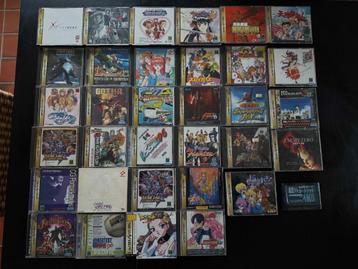 34 SEGA Saturn-spellen + RAM-cartridge beschikbaar voor biedingen
