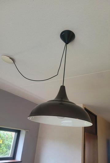 Retro Philips Hanglamp - Donkerbruin beschikbaar voor biedingen