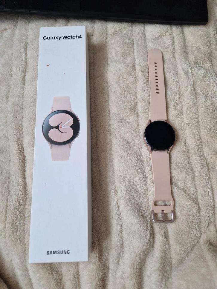 Samsung galaxy smartwatch 4, Sieraden, Tassen en Uiterlijk, Smartwatches, Zo goed als nieuw, Android, Roze, Stappen, Waterdicht