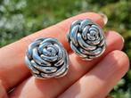 Vanoli - zilveren oorbellen / oorknopjes roos roosjes roses, Daiva1973@hotmail.com, Vanoli, Amsterdam, Nieuw