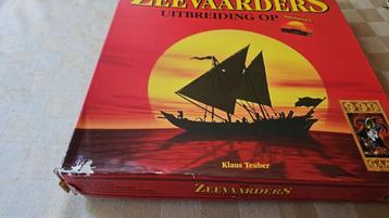 bordspel de Kolonisten v Catan de Zeevaarders hout rode doos beschikbaar voor biedingen