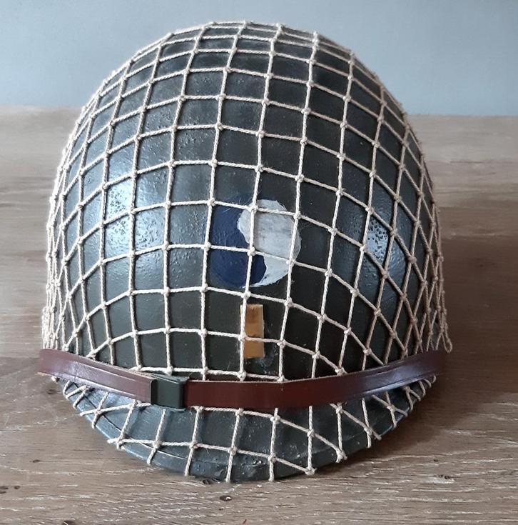 US Army 29th Infanterie helm model D-day WW2, Verzamelen, Militaria | Tweede Wereldoorlog, Landmacht, Helm of Baret, Amerika, Ophalen of Verzenden