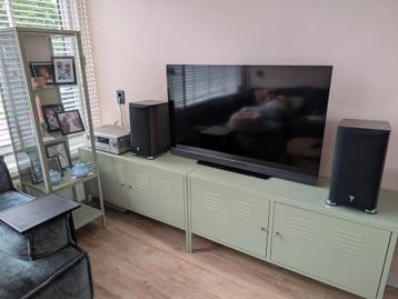 Tv kast Ikea vitrine en twee locker kastjes tv meubel 